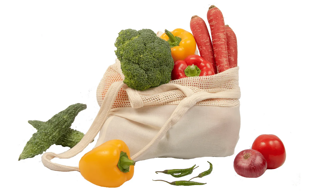 Cotton Mesh Market Tote