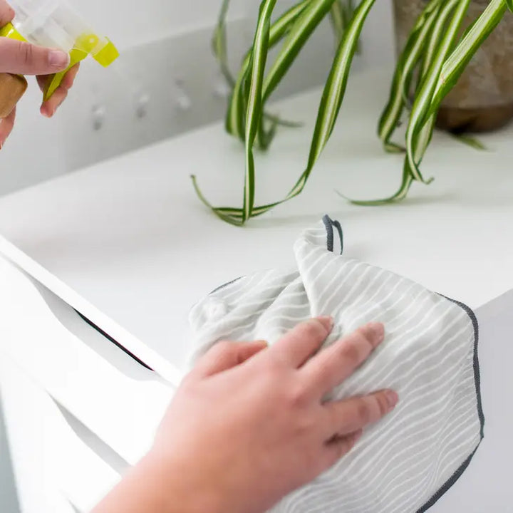 Recycled Plastic Microfiber Cleaning Cloths, 12", 3 Ct.