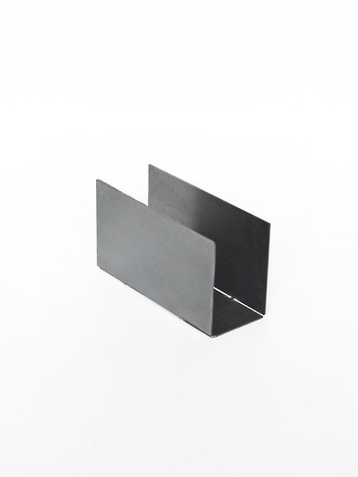 Handcrafted Steel Mail Organizer, 6" x 2" x 3.25"