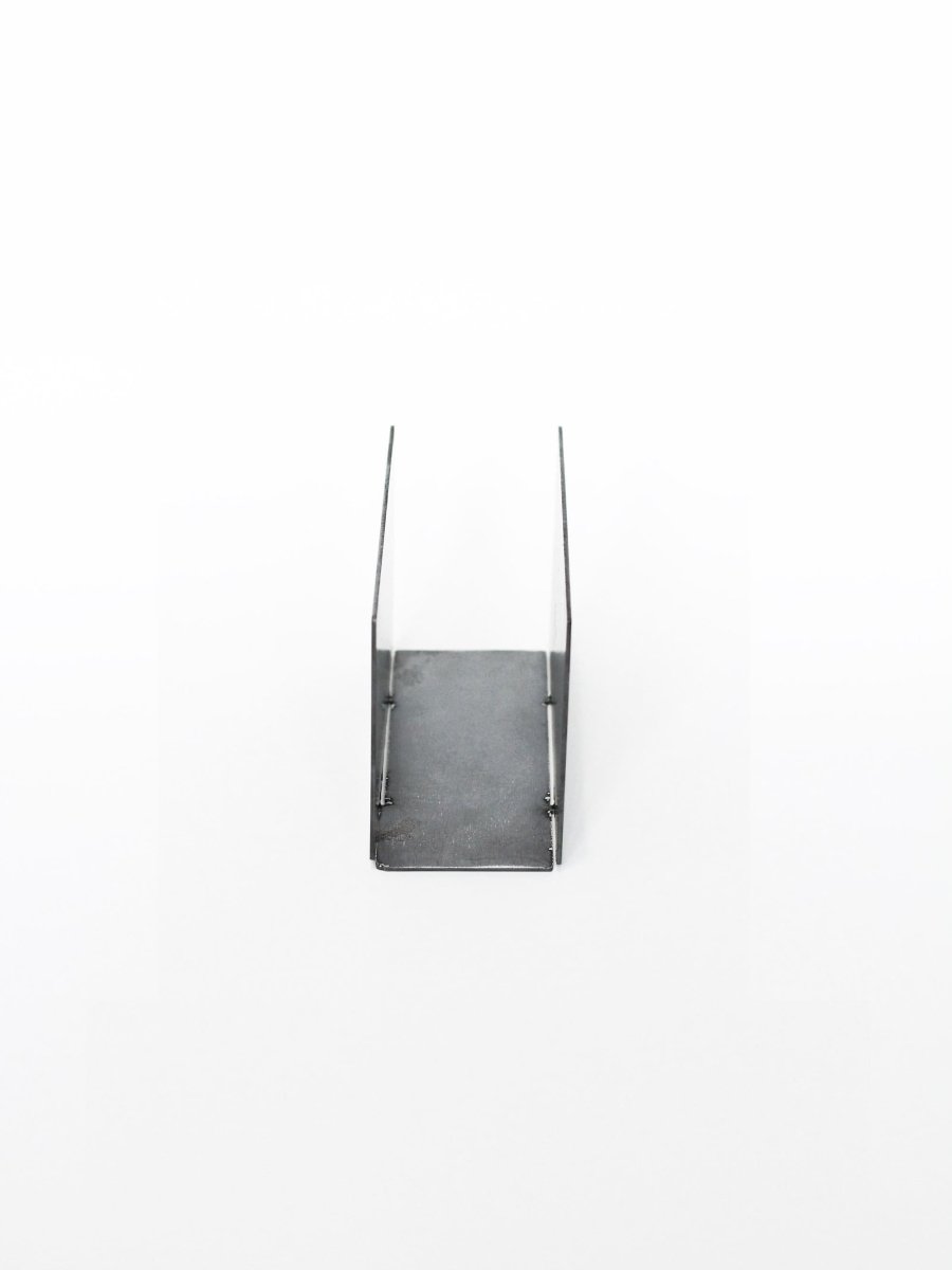 Handcrafted Steel Mail Organizer, 6" x 2" x 3.25"