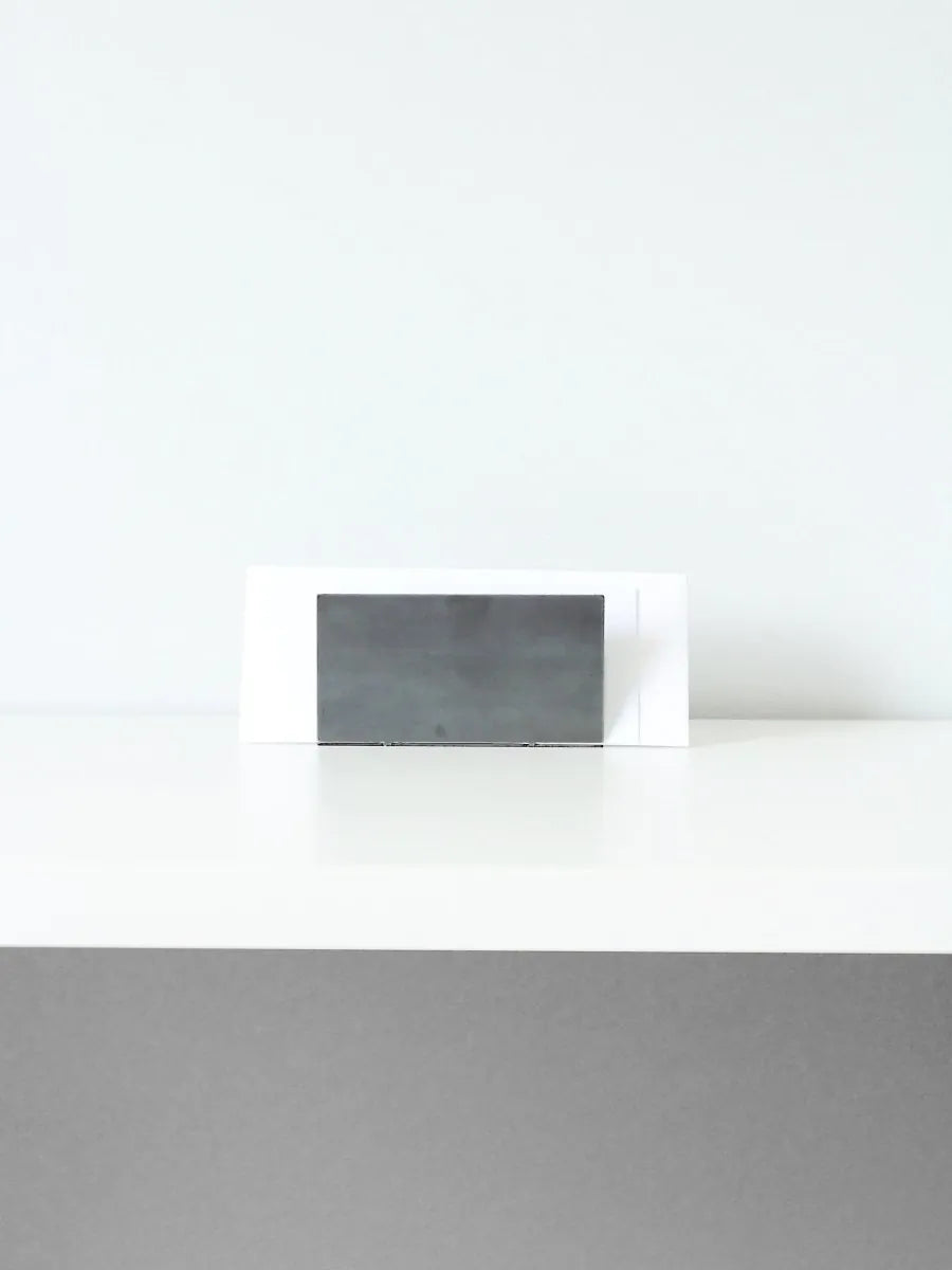 Steel Mail Organizer Natural Finish