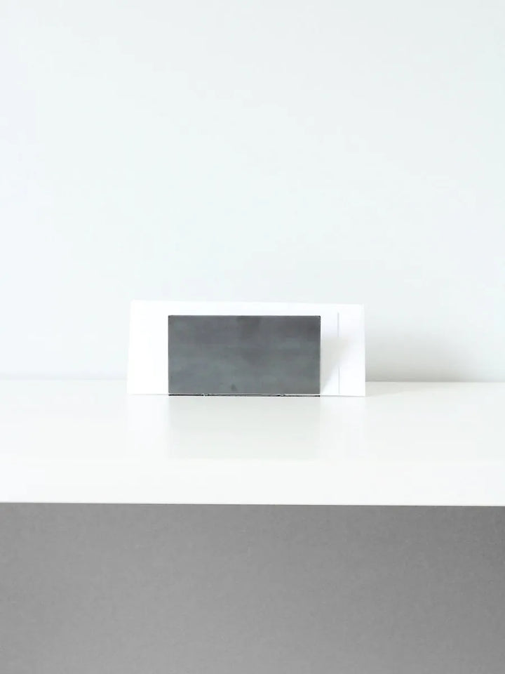 Steel Mail Organizer Natural Finish
