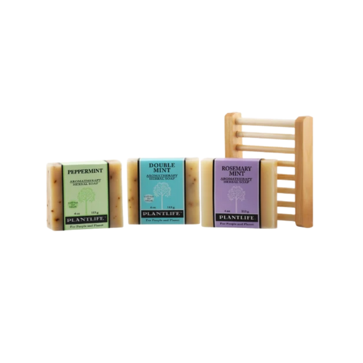Bar Soap Bundle Wood Dish Set