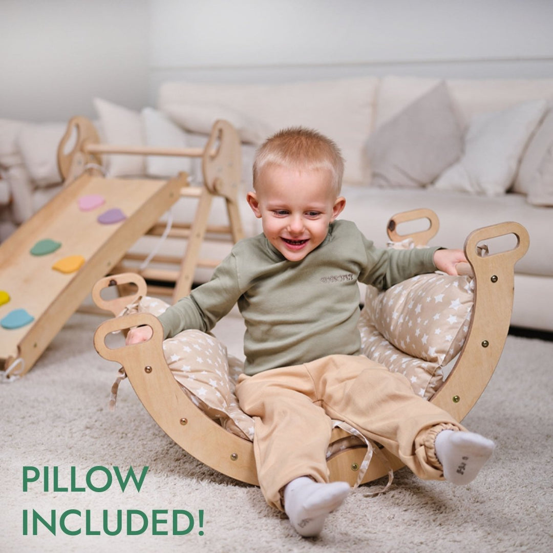 Montessori 4in1 Climbing Playset for Toddlers