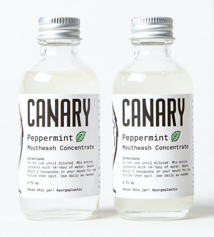 Plastic-Free Peppermint Mouthwash Concentrate