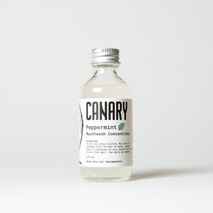 Plastic-Free Peppermint Mouthwash Concentrate