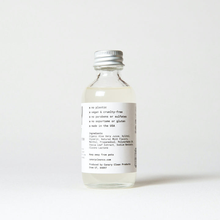 Plastic-Free Peppermint Mouthwash Concentrate