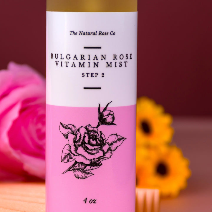 Organic Rose Water Hydrating Facial Mist, 4 oz.