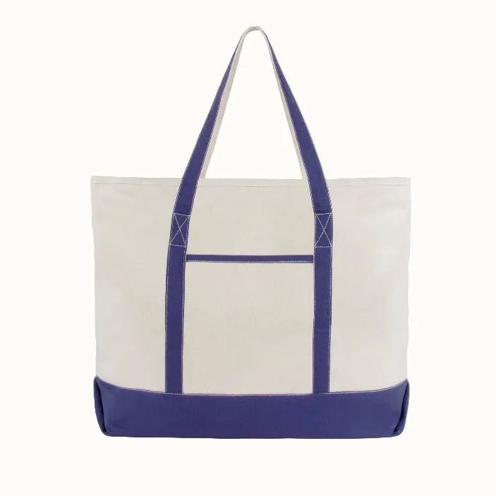 Canvas Shopping Tote Oversized