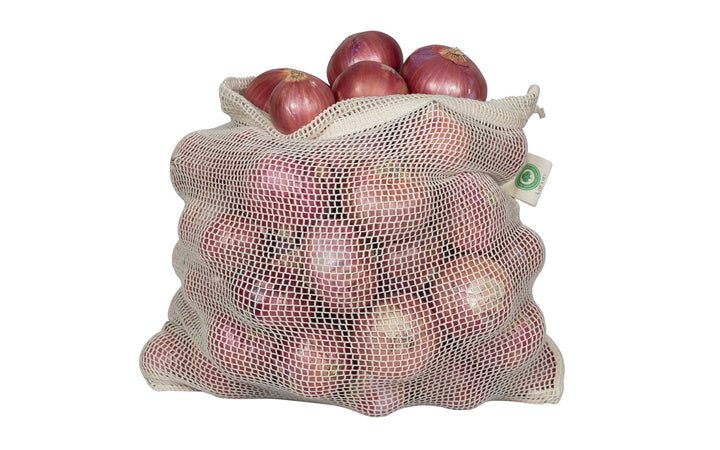 Organic Cotton Mesh Produce Food Storage Bags