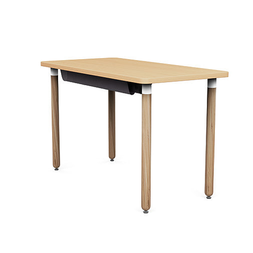 Bamboo and Laminate Office Desk