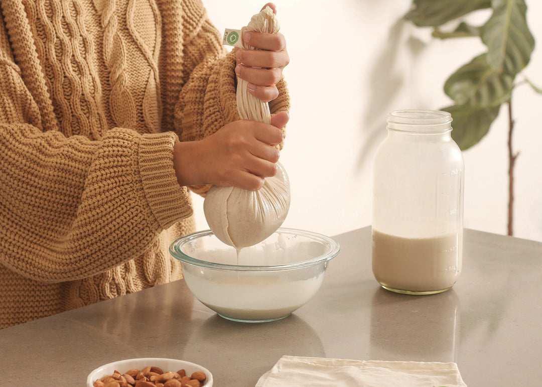 Cotton Nut Milk Straining Bags
