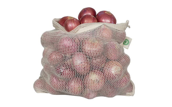 Organic Cotton Mesh Produce Storage Bags, 14"x18", 3 Ct.