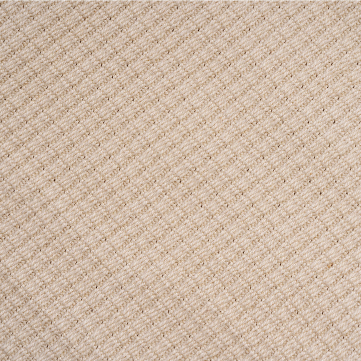 Organic Cotton Rib Weave Throw Blanket, All-Season