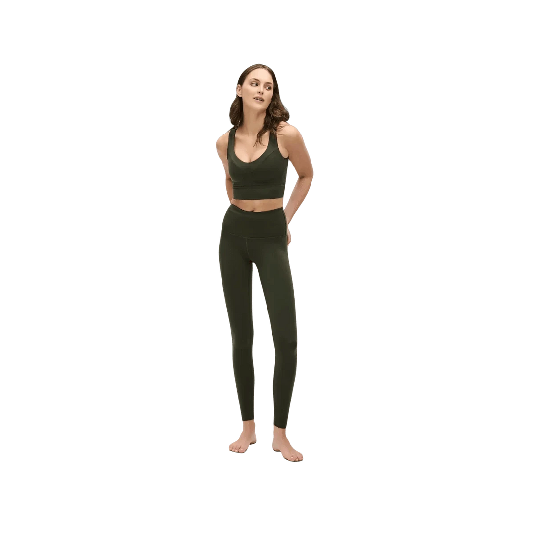 Organic Compression Lymphatic Leggings olive / Full 27" / XS FITNESS & YOGA ELASTIQUE ATHLETICS Solar & Sprout