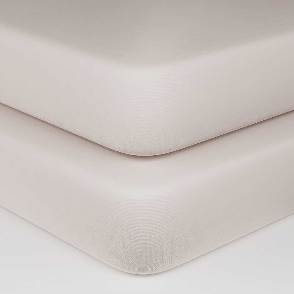 Organic 300TC Cotton Crib Sheet, 52" x 25", 2 Ct.