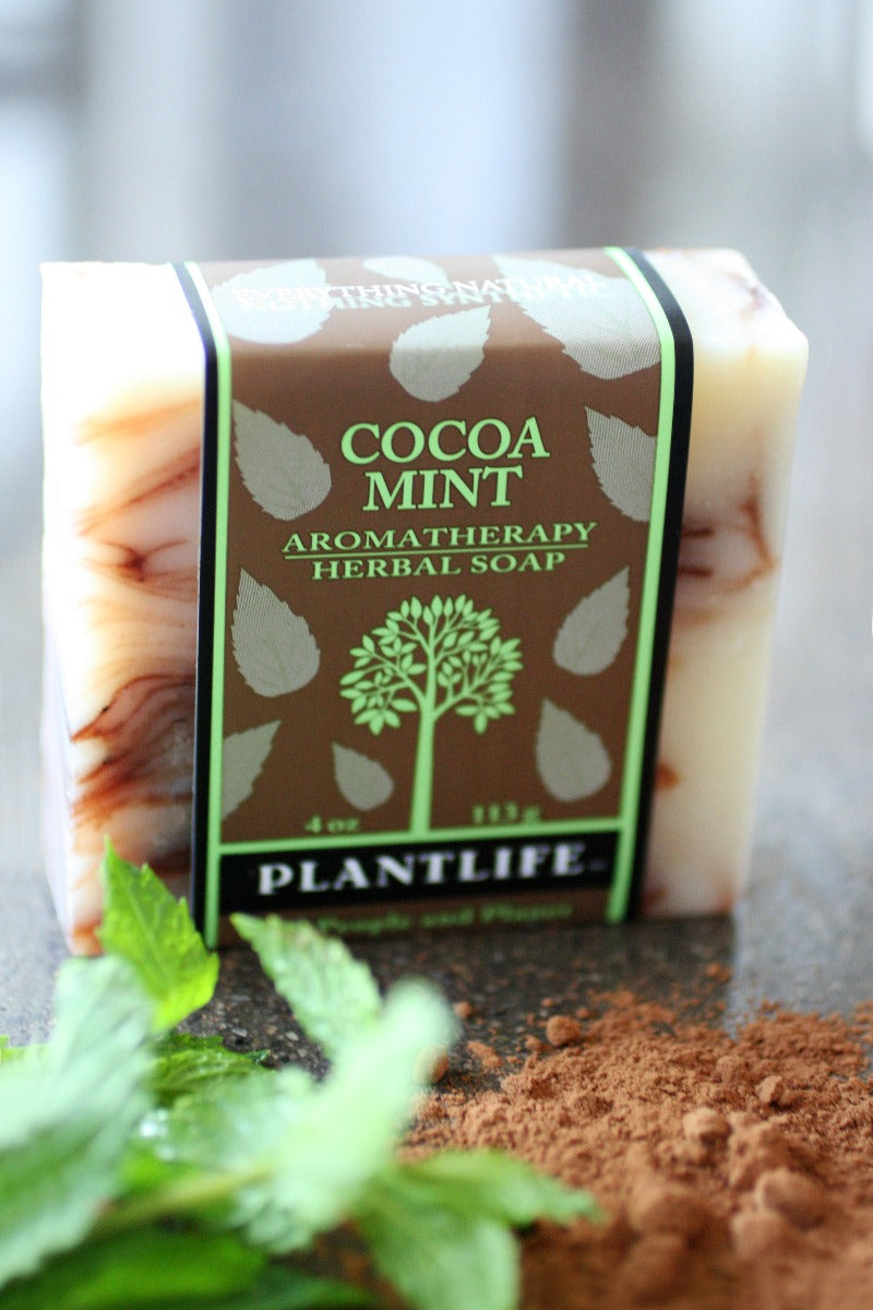 Plant-Based Cocoa Mint Moisturizing Bar Soap