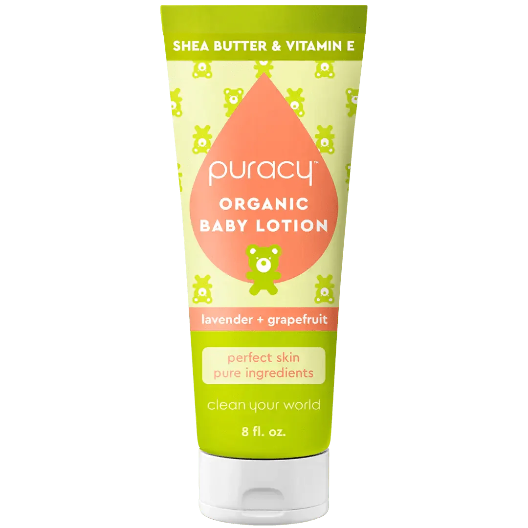 Organic Baby Lotion with Aloe, Shea &amp; Vitamin E