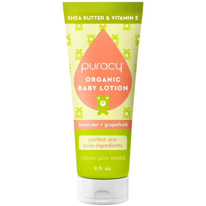 Organic Baby Lotion with Aloe, Shea &amp; Vitamin E