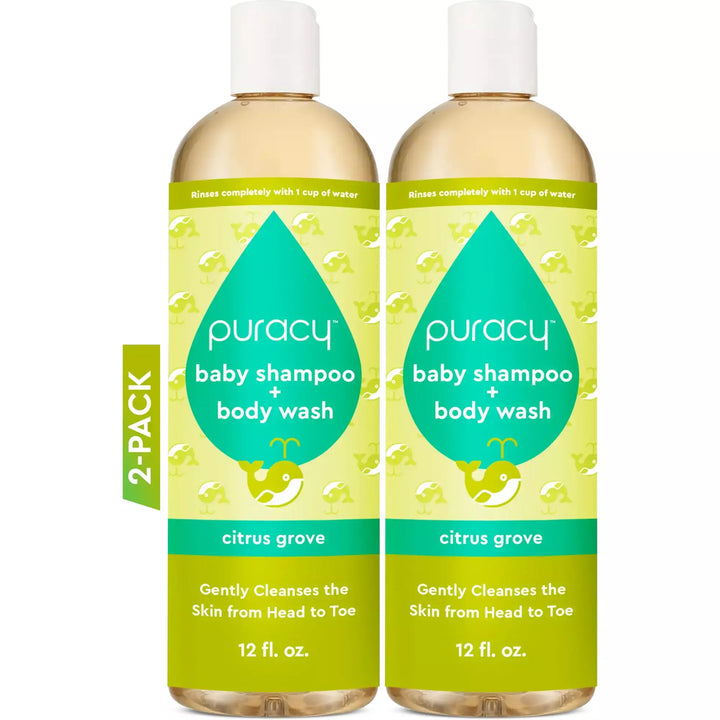 Pure Plant-Based Tear-Free Baby Shampoo &amp; Body Wash