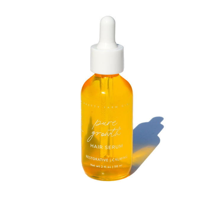Organic Rosemary &amp; Castor Hair Serum, 2 fl oz