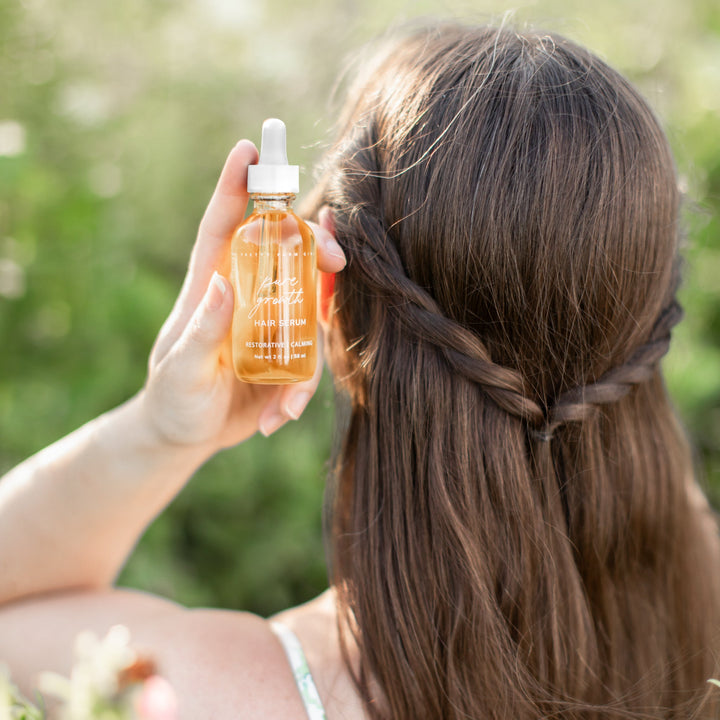 Organic Rosemary &amp; Castor Hair Serum, 2 fl oz