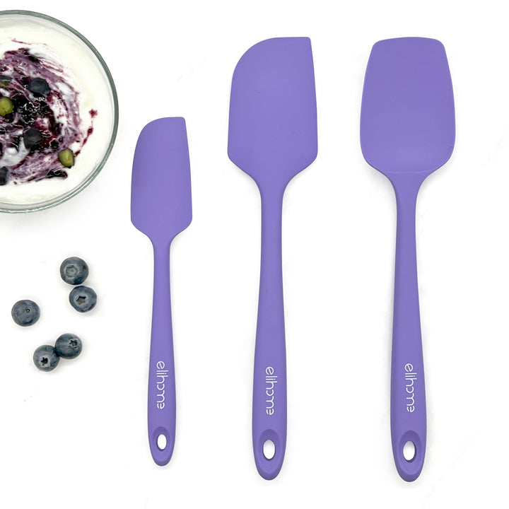 BPA-Free Silicone Kitchen Spatula Set, Red, 3 Ct.