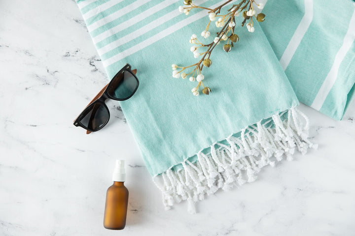 Organic Cotton Quick-Dry Turkish Beach Towel 71" x 37"