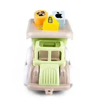 Sugarcane Bioplastic Kids Recycling Truck Toy, 11"