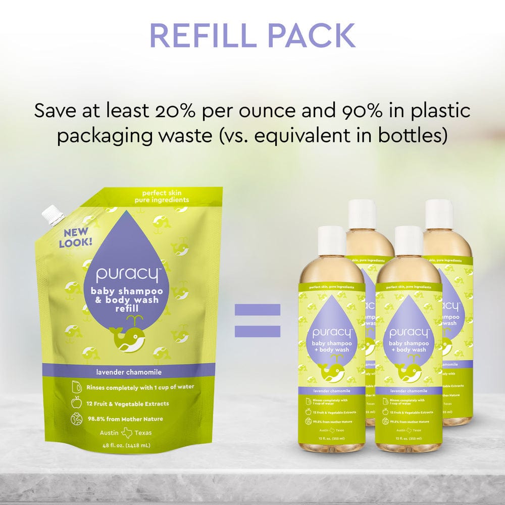 Pure Plant-Based Tear-Free Baby Shampoo &amp; Body Wash