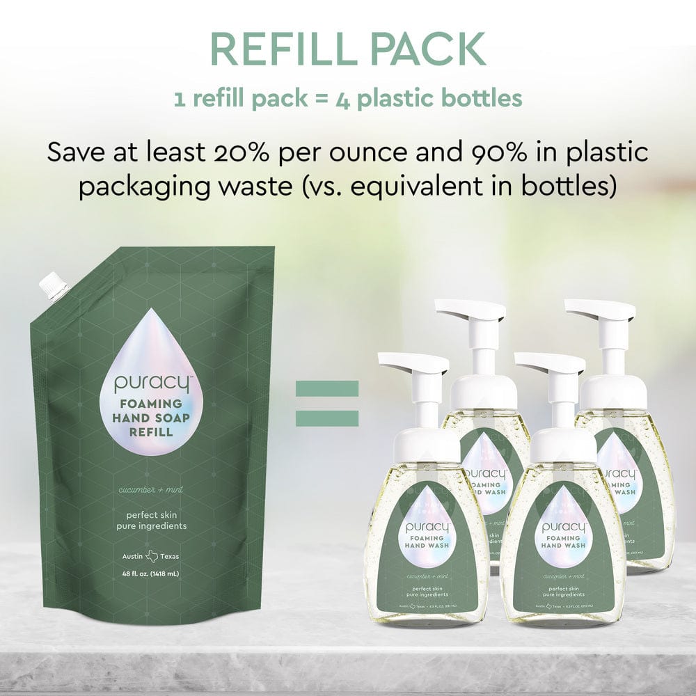 Biodegradable Plant-Based Foaming Hand Soap, 12 oz.