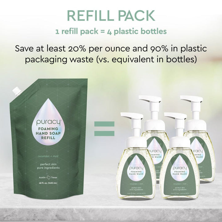 Biodegradable Plant-Based Foaming Hand Soap, 12 oz.