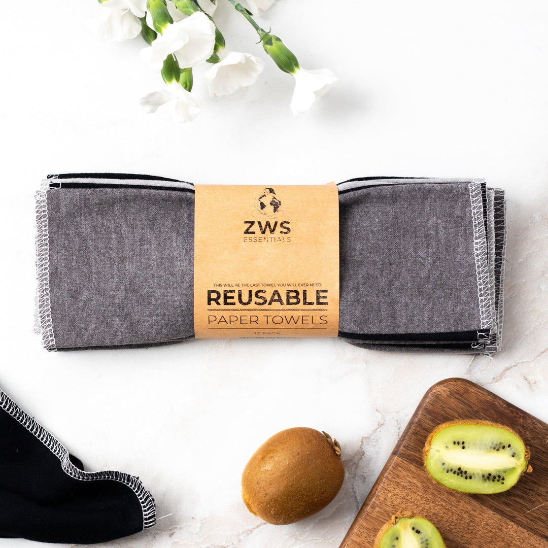 Organic Cotton Flannel Reusable Paper Towels