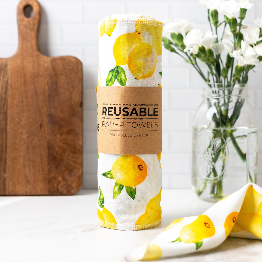 Organic Cotton Flannel Reusable Paper Towels