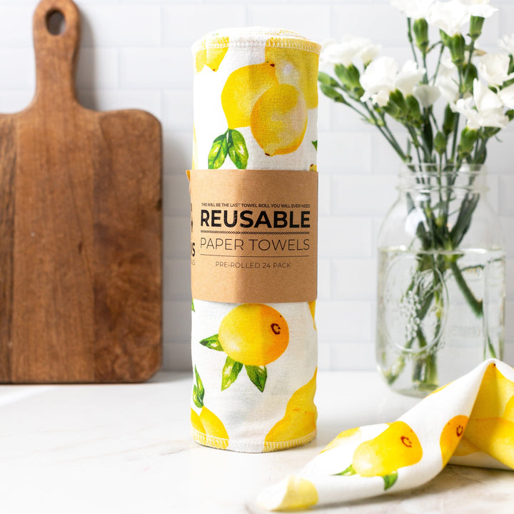 Organic Cotton Flannel Reusable Paper Towels
