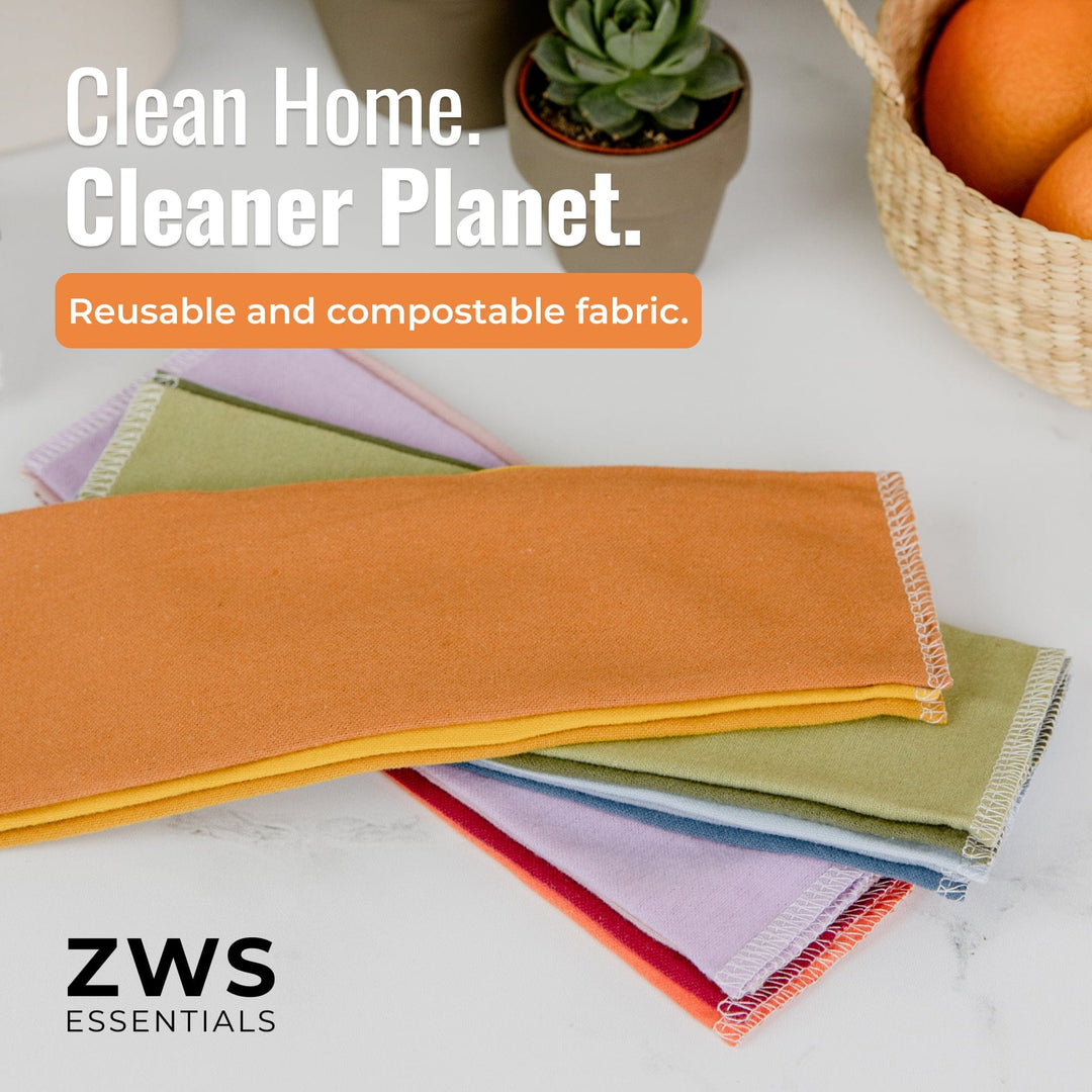 Organic Cotton Flannel Reusable Paper Towels