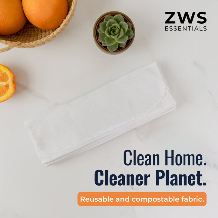 Organic Cotton Flannel Reusable Paper Towels