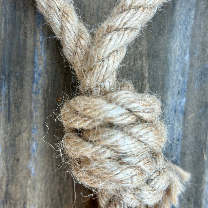 Biodegradable Hemp Rope Dog Tug Toy, Natural
