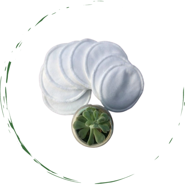 Zero-Waste Bamboo Cotton Facial Rounds, 5 Ct.