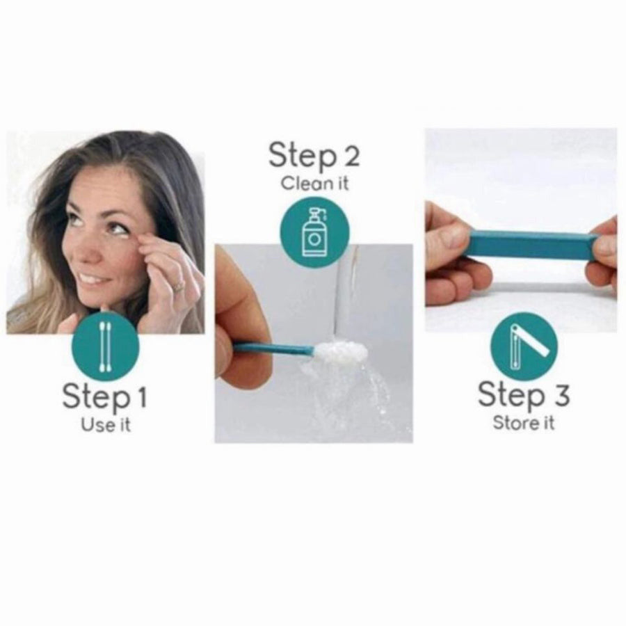 Reusable Silicone Body Care Swabs, 2 Ct.