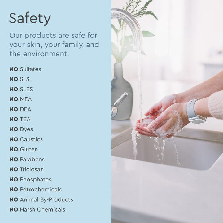 Plant-Based Gel Hand Soap, SLES-Free Body Care