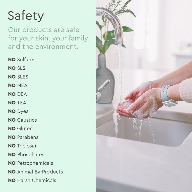 Plant-Based Gel Hand Soap, SLES-Free Body Care