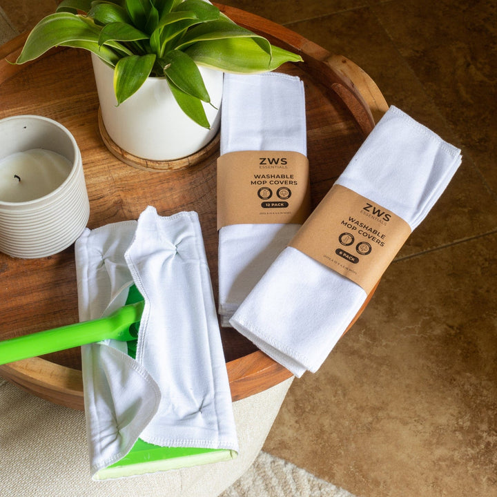 Washable Cloth Mop Covers, Swiffer-Fit 10" x 4.5"
