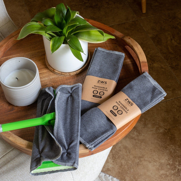 Washable Cloth Mop Covers, Swiffer-Fit 10" x 4.5"