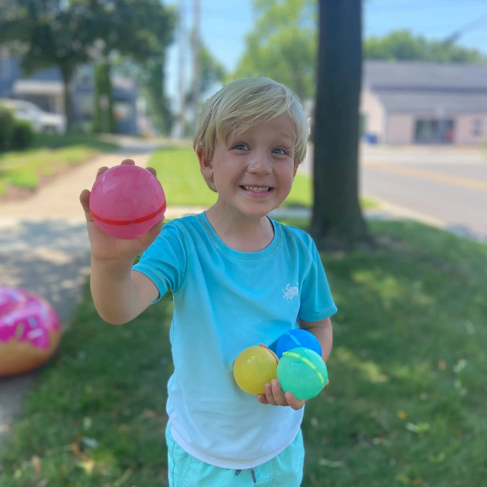 Silicone Water Balloon Set of Four Default Title TOYS & LEARNING EARTHSHOPP Solar & Sprout