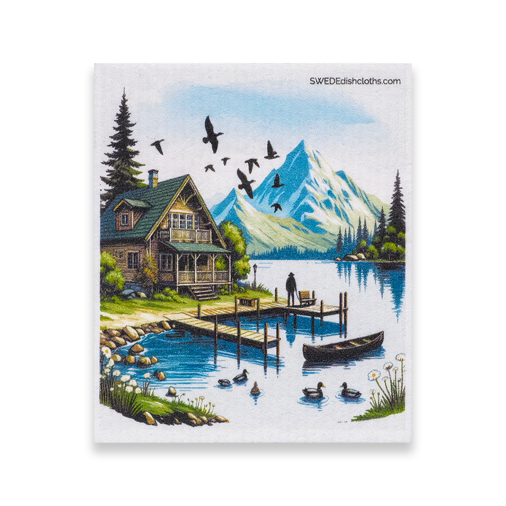Compostable Cellulose Kitchen Dishcloths, 3 Ct.