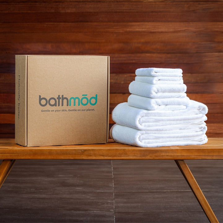 Organic 700 GSM Turkish Cotton Bath Towel Set, 6 Ct.