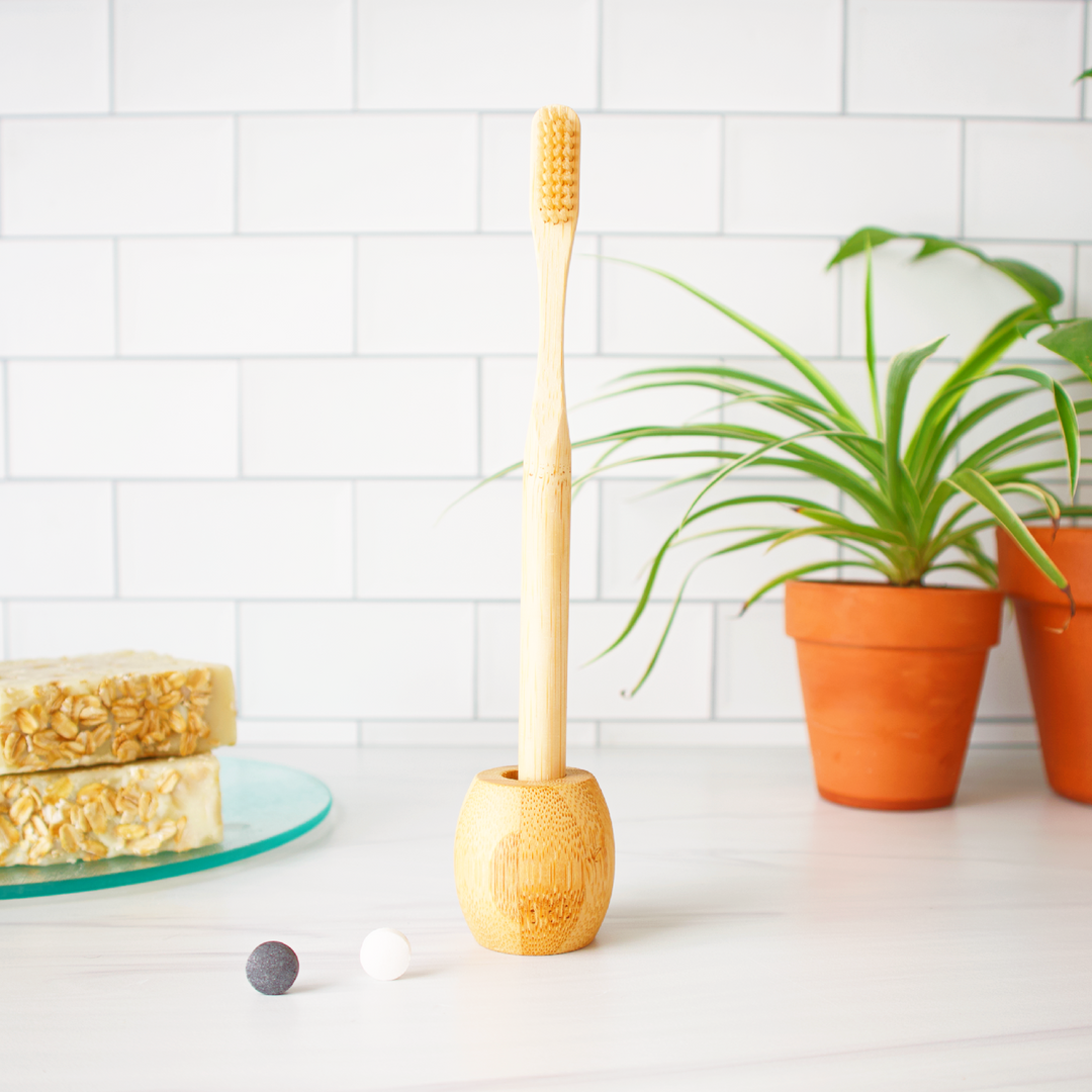 Biodegradable Bamboo Oral Care Toothbrush, Compostable