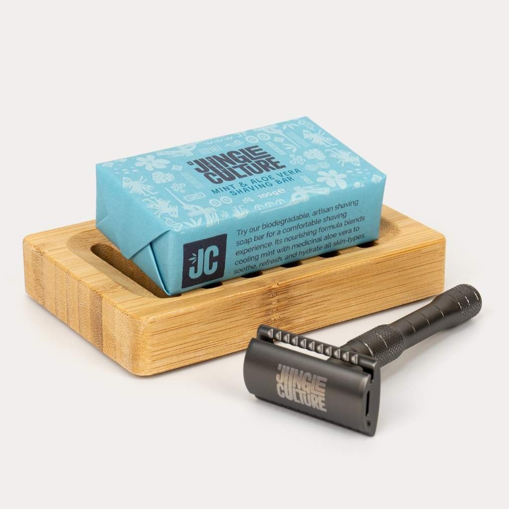 Handcrafted Organic Shaving Soap Bar, 3.5 oz.