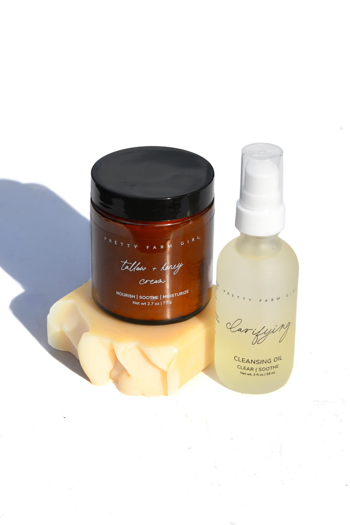 Pure Tallow Double Cleansing Skin Care Kit, 3 Ct.
